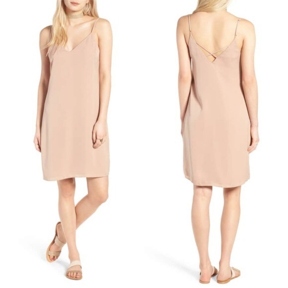 Leith Criss Cross Back Cami Dress (Nordstrom) - Picture 1 of 3